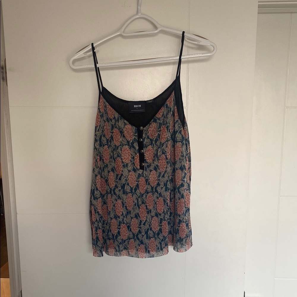 Maeve Floral Print Spaghetti Strap Cami